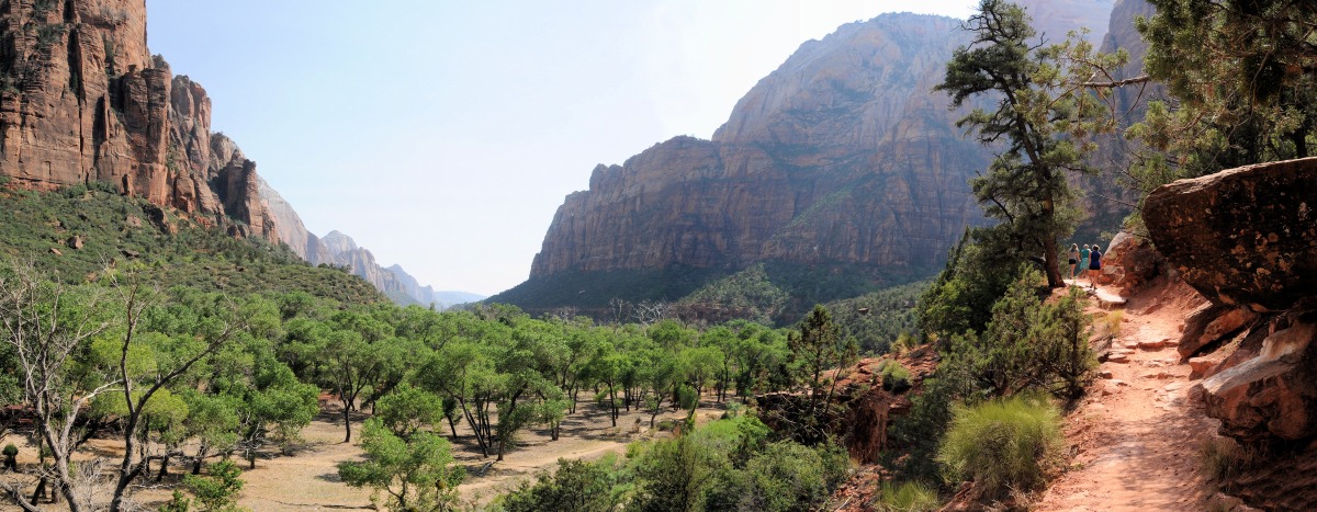 Zion national parken i det vestlige USA